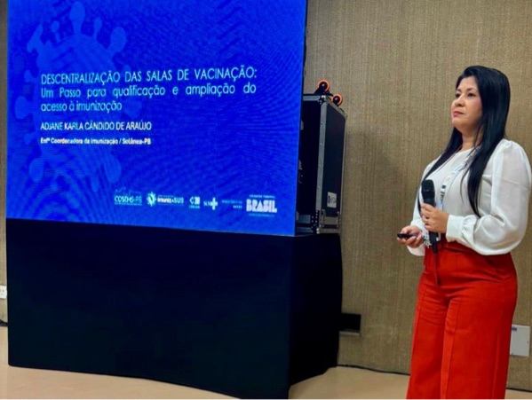 Secretaria de Saúde de Solânea participa da Il
Oficina ImunizaSUS em Brasília.