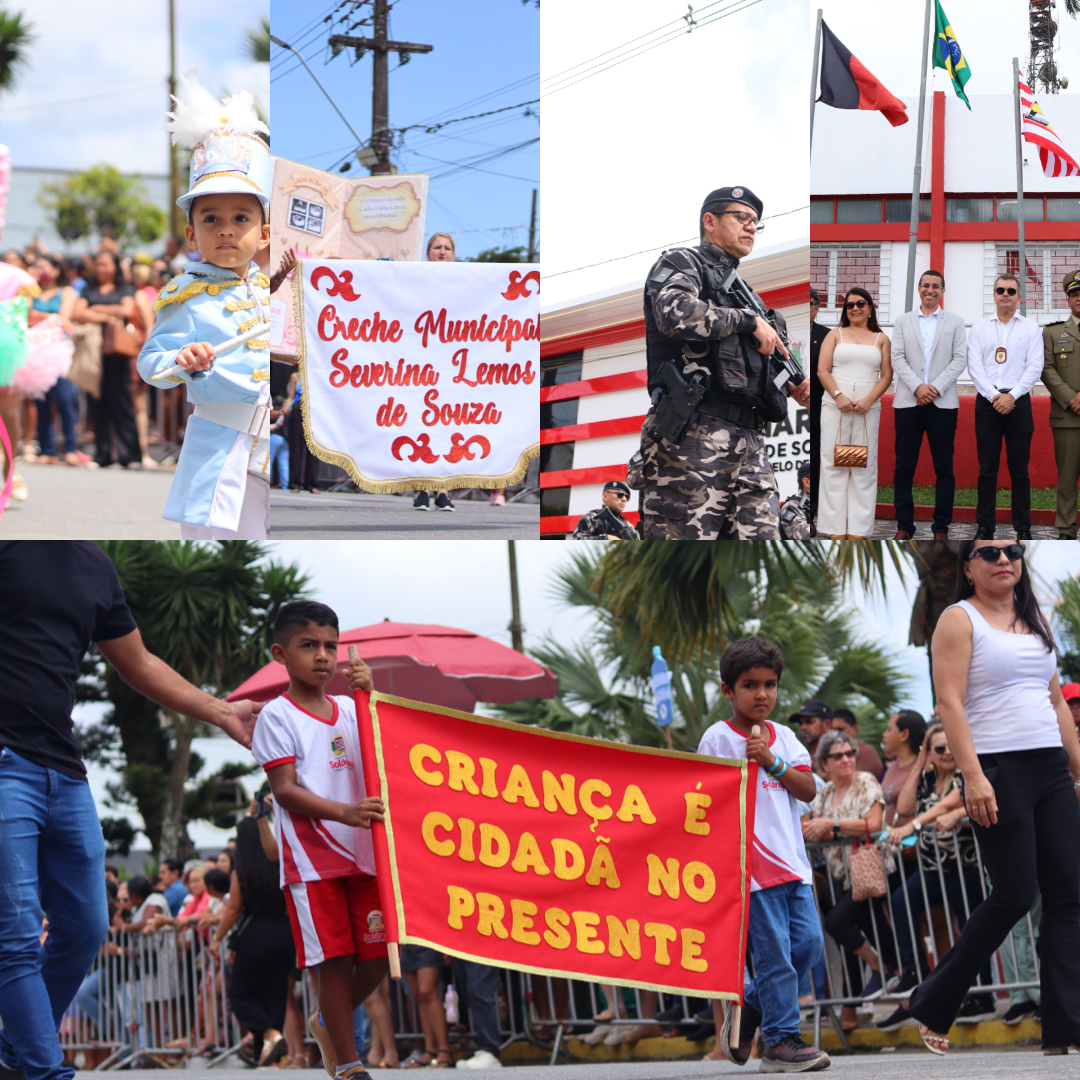 SOLÂNEA REALIZA TRADICIONAL DESFILE CÍVICO COM HOMENAGEM À PRIMEIRA INFÂNCIA