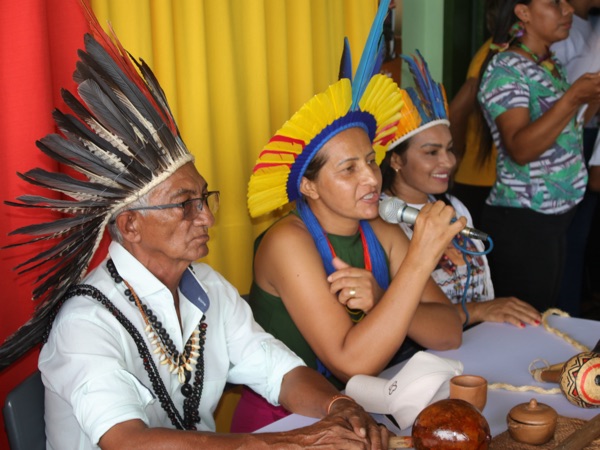 Crianças e adolescentes dos grupos de convivência do CRAS visitaram a comunidade indígena Potiguaras.
