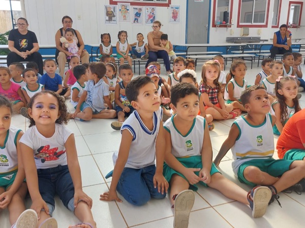 CEI Maria Marilene Alves Diniz realiza aula educativa sobre combate ao mosquito da Dengue