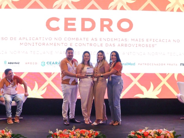 Programa Aedes em Foco de Cedro é premiado na "Mostra Ceará Aqui tem SUS" no XXI Congresso do COSEMS-CE