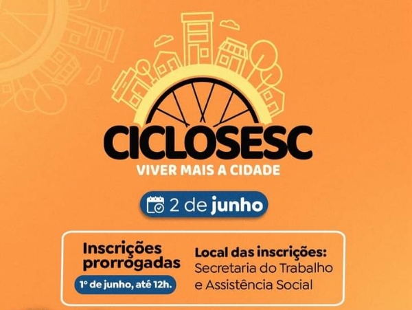 INSCRIÇÕES PRORROGADAS CICLOSESC