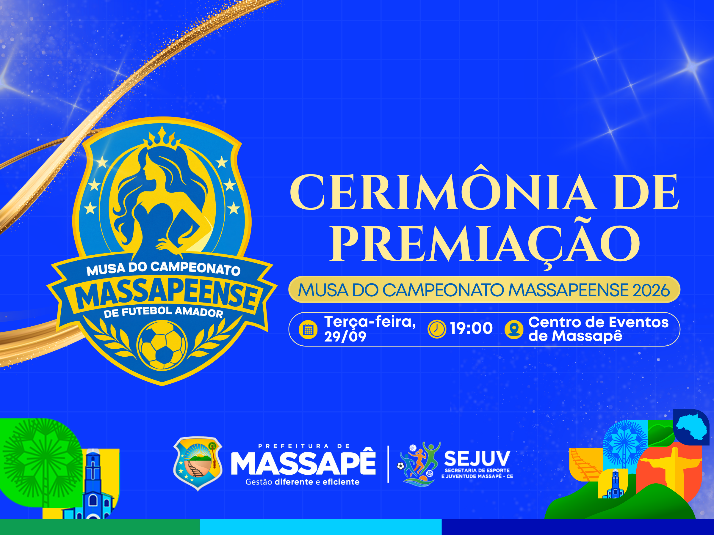 Concurso da Musa do Campeonato Massapeense encerra votação nesta segunda-feira