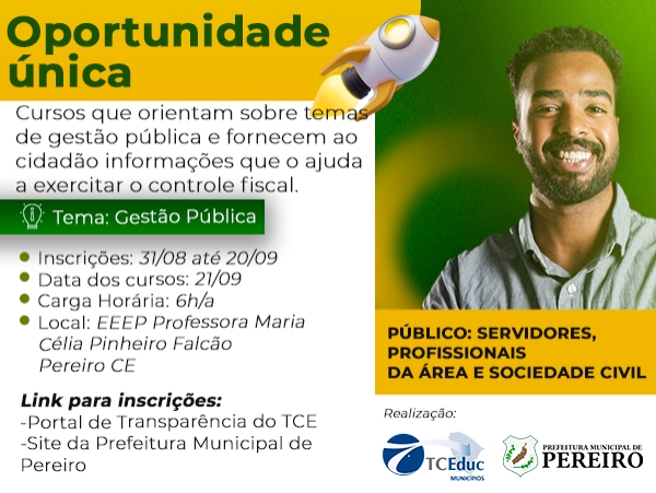 Cursos sobre Gestão Pública