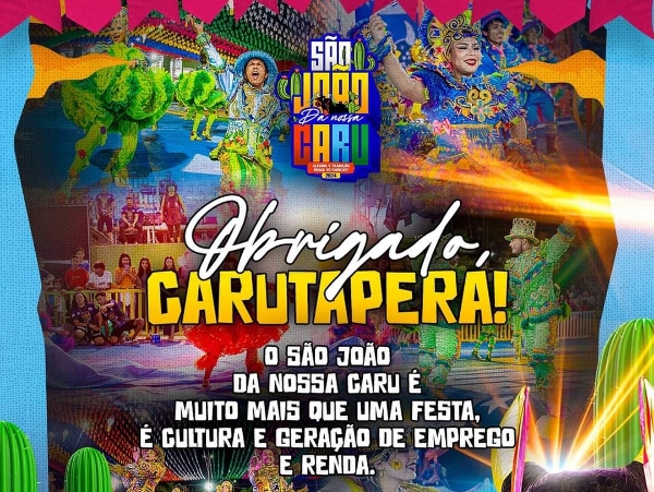 SÃO JOÃO DA NOSSA CARÚ FOI MUITO MAIS QUE FESTA E DIVERSÃO 