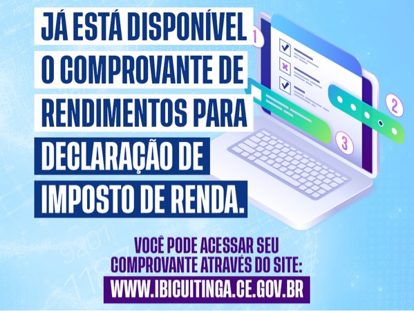 Governo Municipal Disponibiliza Comprovante De Rendimentos Para Declaração Do Imposto De Renda 2023 4475